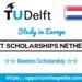 TU Delft Excellence Scholarships 2026 (Study in Netherlands)