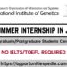 NIG Summer Internship 2025 in Japan (Fully Funded)