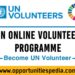 UN Online Volunteers Program (Become UN Volunteer)