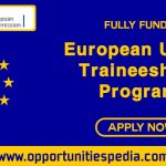 European Union Traineeships Program 2026 (Fully Funded)