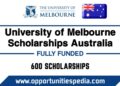 Melbourne Graduate Scholarships 2024-25 in Australia (Fully Funded)