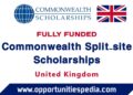 Commonwealth Split-site Scholarships in UK 2025-26 (Fully Funded)