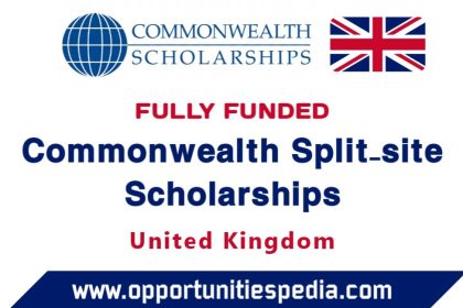 Commonwealth Split-site Scholarships in UK 2025-26 (Fully Funded)