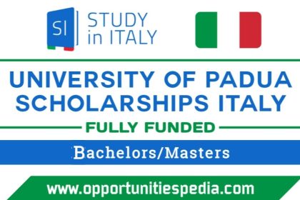 University of Padua Scholarships in Italy 2025-26 (Fully Funded)