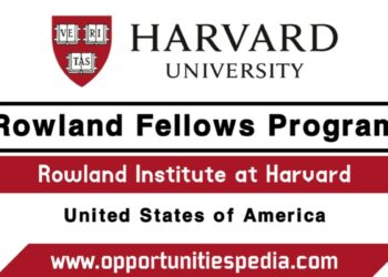 Harvard University Rowland Fellows Program 2026 in USA