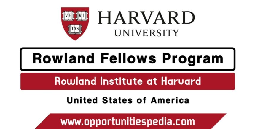 Harvard University Rowland Fellows Program 2026 in USA