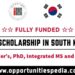 GIST Scholarships in South Korea 2026 (Fully Funded)