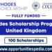 Rhodes Scholarship Program 2026 in UK (Fully Funded)