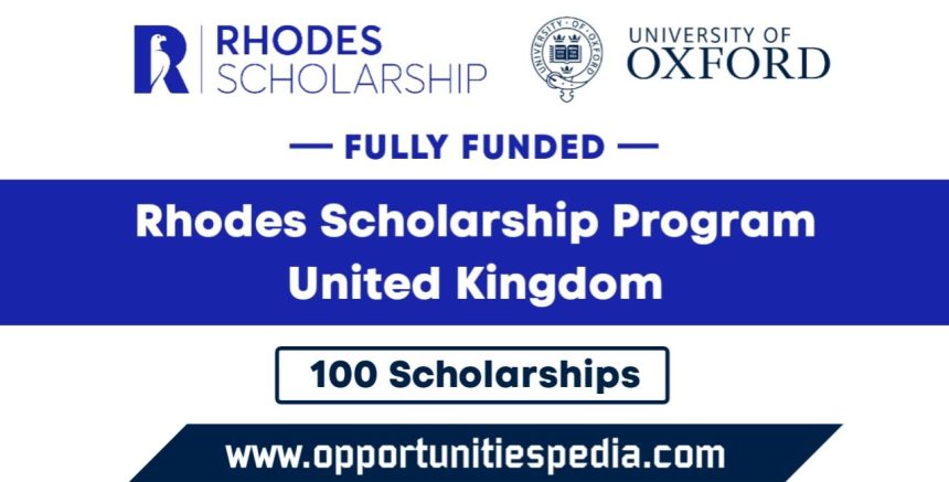 Rhodes Scholarship Program 2026 in UK (Fully Funded)