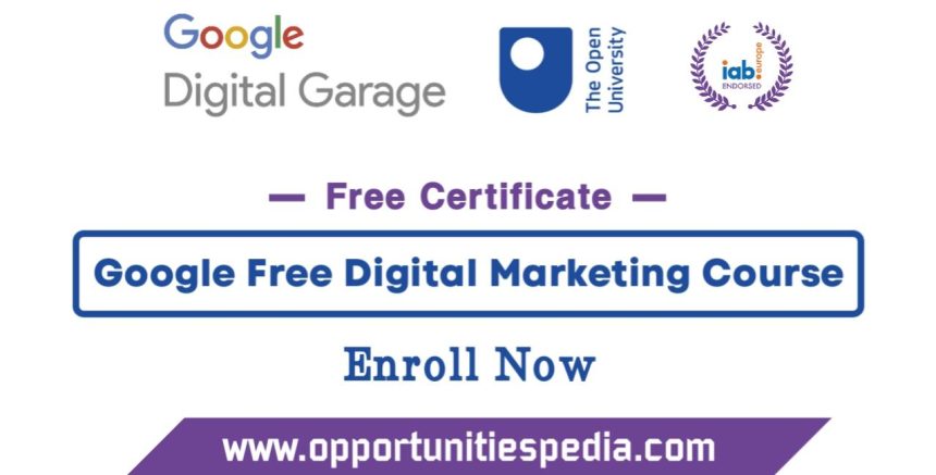 Google Free Digital Marketing Course 2024