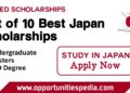 Top 10 Scholarships in Japan For International Students 2024-25