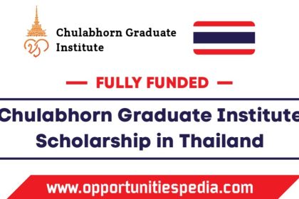 Chulabhorn Graduate Institute Scholarship in Thailand 2026 (Fully Funded)