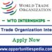 World Trade Organization Internships 2024 (Apply Now)