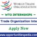 World Trade Organization Internships 2025 (Apply Now)