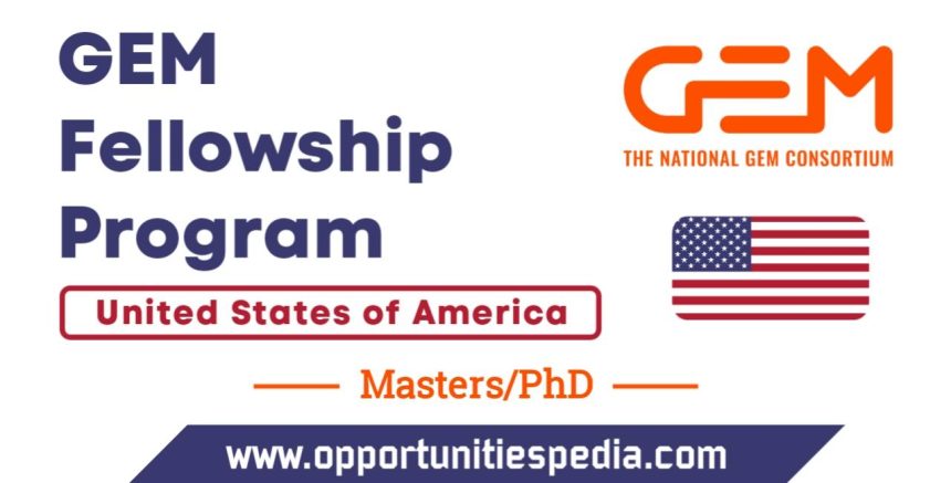 GEM Fellowship Program 2024-25 in USA (Fully Funded)