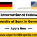 Bonn International Fellowships 2026 in Germany