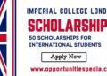 President’s PhD Scholarships 2025 at Imperial College London