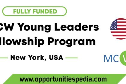 MCW Young Leaders Fellowship 2025 in USA (Fully Funded)