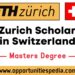 ETH Zurich Excellence Scholarship 2026 (Study in Switzerland)