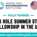 Woods Hole Summer Student Fellowship 2025 in the USA (Fully Funded)