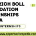 Heinrich Boll Foundation Internships in USA 2026