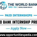 World Bank Internship Program 2025 (Apply Now)