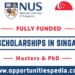 NUS Scholarships 2025 in Singapore (Fully Funded)