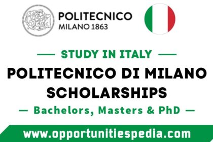 Politecnico Di Milano Scholarships 2025-2026 in Italy (Fully Funded)