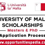 University of Malta Scholarships 2025-2026 (Study in Europe)