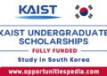 KAIST Undergraduate Scholarships 2024-2025 in South Korea (Fully Funded)