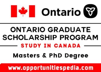 Ontario Graduate Scholarship Program 2025-26 (Study in Canada)