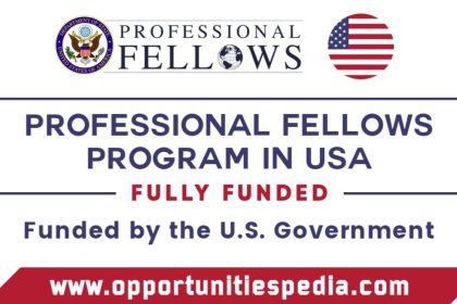 Professional Fellows Program PFP in USA 2026 (Fully Funded)