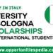 University of Bologna Scholarships in Italy 2025