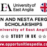 Allan and Nesta Ferguson Scholarships 2025 at the University of East Anglia