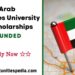 United Arab Emirates University PhD Scholarship 2025 (Fully Funded)