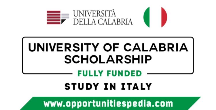 University of Calabria Scholarships 2025-26 in Italy | Fully Funded