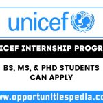 UNICEF Internships 2025 (Paid Internships)