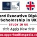 Oxford Executive Diploma Scholarship in UK 2024 (Study in UK)