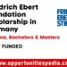Friedrich Ebert Foundation Scholarship in Germany 2024-25 (Funded)