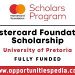 Mastercard Foundation Scholarship at University of Pretoria (Fully Funded)