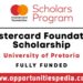 Mastercard Foundation Scholarship at University of Pretoria (Fully Funded)