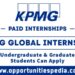KPMG Global Internship Program 2025