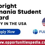 Fulbright Romania Student Award in the USA 2026-27