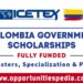 Colombia Government Scholarship 2025 (Fully Funded)