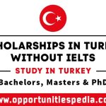Scholarships in Turkey Without IELTS 2025-26 (Study in Turkey)