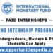 IMF Fund Internship Program (FIP) 2026 (Paid Internships)