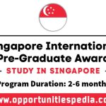 Singapore International Pre-Graduate Award 2025 (SIPGA)