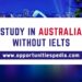 Study in Australia without IELTS 2025 | Australian Scholarships