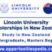 Lincoln University Scholarships 2025-2026 (Study in New Zealand)