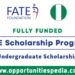 FATE Scholarship Program 2025-26